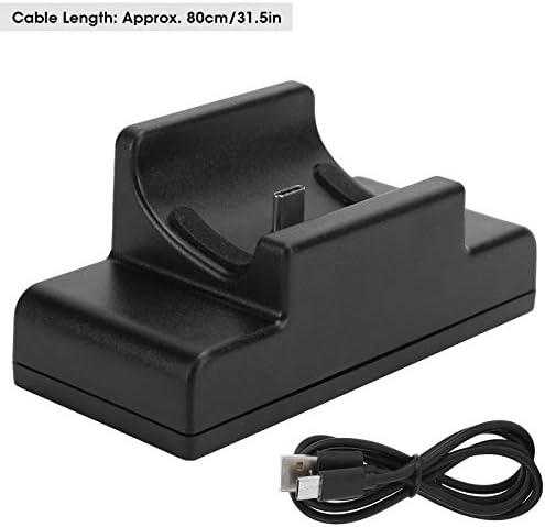 ג'ויסטיק USB טעינה מטען ג'ויסטיק מטען שחור חיי שירות ארוכים קלים לשימוש קלים להפעלה של PS5 לבקר אלחוטי