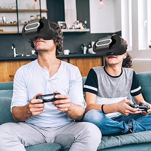 אוזניות 3D VR משקפיים - אוזניות משקפי מציאות מדומה אוזניות סטריאו סטריאו 3D משקפיים, לסרטים ומשחקי וידאו, משקפי