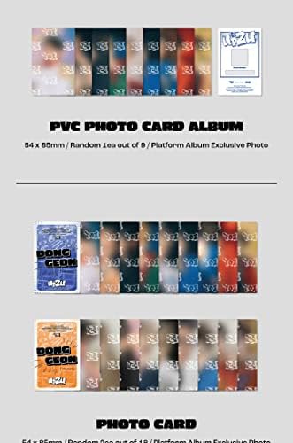 TO1 UP2U MINI אלבום פלטפורמת גרסת גרסת מחזיק כרטיס+1P PVC Fotocard אלבום+2P Photocard+1EA מדבקת לוגו+מעקב אטום+חוברת