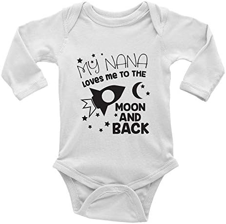 הננה שלי אוהבת אותי לירח ובחזרה בחור ארוך בגד גוף ילד תינוק פעוטות פעוטות בגדי תינוק