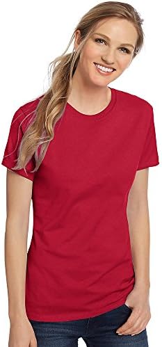 חולצת טריקו כותנה ננו-ט-ננו-ט, XL, אדום עמוק