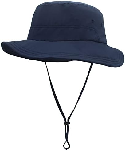 Connectyle נשים דלי ניילון כובע שמש עמיד במים כובע חוף קיץ upf 50+