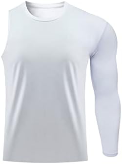 שרוול יחיד של גברים שרוול אחד זרוע אחת 1/2 חולצת דחיסה ספורט תחתוני שכבת בסיס הדוק תחתונים פעילים
