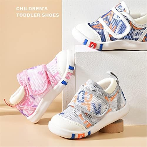 פעוט תינוקות בנות נעליים נעליים סנדלים שטוחים תחתון ללא החלקה חצי בוהן פתוחה להחליק בנים נושמים בנים נעליים שטוחות