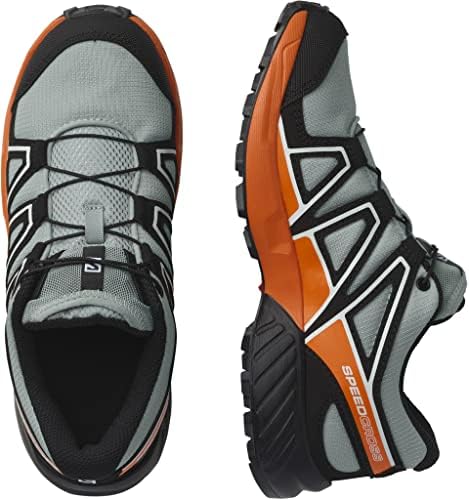 נעלי ריצה של שביל SaceCross SpeedCross, ברזל מחושל/שחור/כתום תוסס, 15 ילד קטן