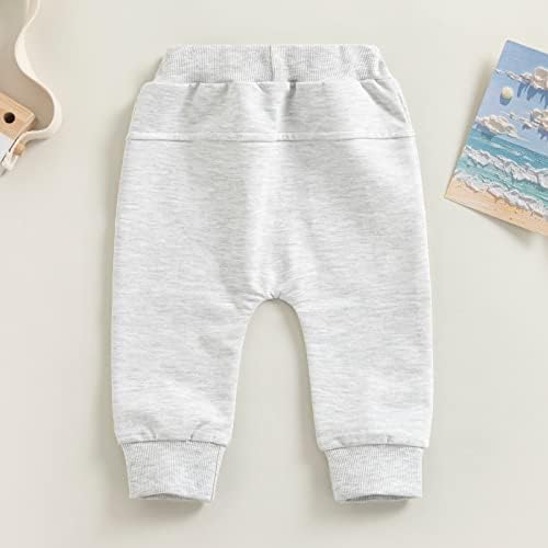 מבחינה תינוקות בויזים מגרשים מכנסיים של הרמון המוצק מכנסי פעוט ילד פעילים מכנסיים מכנסי טרנינג מכנסיים כיסים חותלות