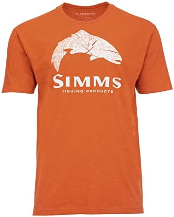 מוצרי דיג של SIMMS חולצת טריקו של פורל עץ