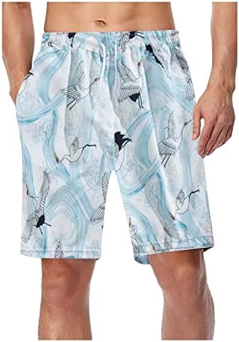 גזעי שחייה לגברים בגדי ים יבש יבש בגדי ים בגדי ים בקיץ הדפס אופנה לכיסים עם כיסים עם כיסים