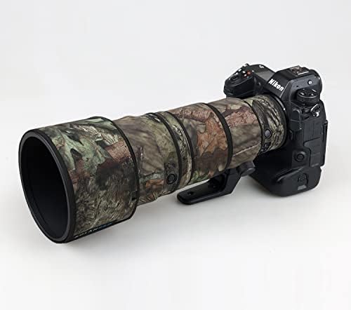 מעיל הסוואה של עדשת RolanPro עבור Nikon Z 400 ממ F4.5 VR S הסוואה כיסוי גשם עדשת שרוול מגן אקדחי הגנה מגן על בגדי-19