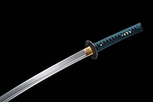 חרב DD 1095 פלדת פחמן קטאנה קרב יפנית מוכנה סמוראית חרב חרב חדה