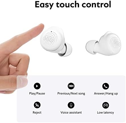 אוזניות Bluetooth אוזניות Bluetooth Wireless Blu T17 Bluetooth אוזניות 5.1 אוזניות אלחוטיות בקרת מגע בקרת