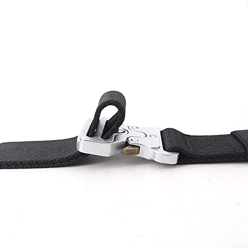 חגורה טקטי טקטי חגורה ניילון 1.25 אינץ 'חגורה חגורה צבאית עם אבזם מתכת שחרור מהיר