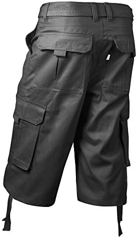 Club Club Mens כותנה כותנה חגורת מכנסי מטען 30 ~ 64