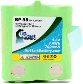 5 חבילה - החלפה לסוללת Uniden BP -38 - תואמת לסוללת טלפון אלחוטי של יונידן