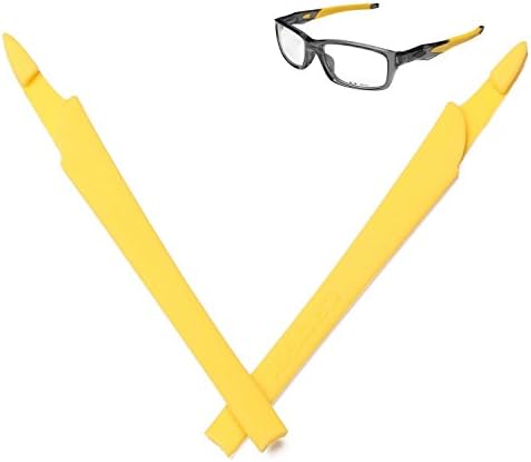 Bantheray צהוב סיליקון ערכת גומי זרוע גרביים לאוזני אוקלי Crosslink Pro Switch משקפי משקפי משקפי משקפיים