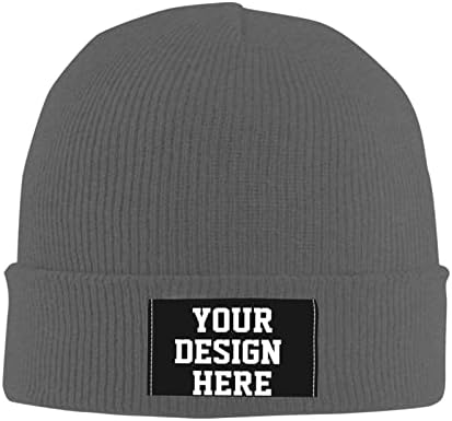 כובע כפה בהתאמה אישית הוסף את הטקסט שלך לוגו לוגו כובעי חורף מפלגת מפלגת גברים נשים כובע התאמה אישית של כובע סרוג