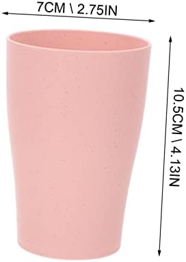 דויטול 5 יחידות כוס קש חיטה ילדים כוסות כוסות כוסות מים לילדים דרומה מים פלסטי