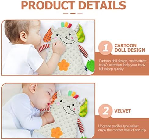 Nuobesty Baby Essentials Essentials שמיכת חיוניים של יולדת ליילוד, רכה בובה בובה קטיפה של בעלי חיים קטיפה אהבה לתינוקות