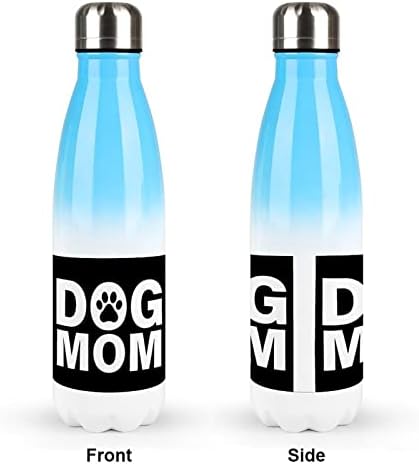 אמא כלב 17oz בקבוק מים ספורט נירוסטה ואקום מבודד צורת קולה בקבוק ספורט לשימוש חוזר